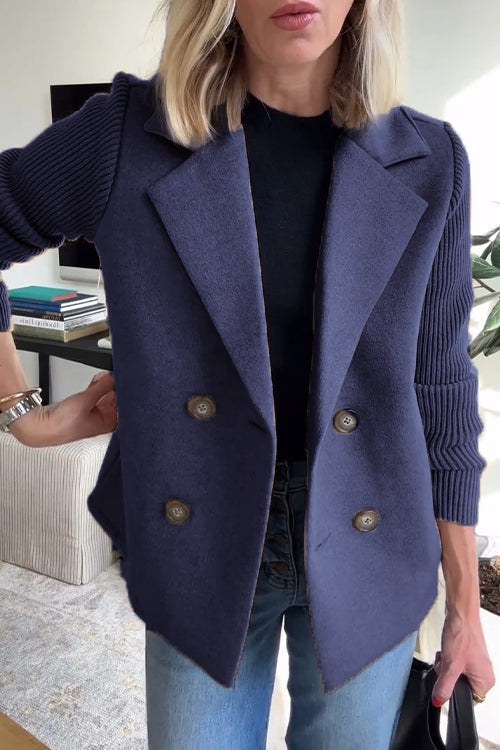 CHLOE – MODERN BREI-MOUW BLAZER