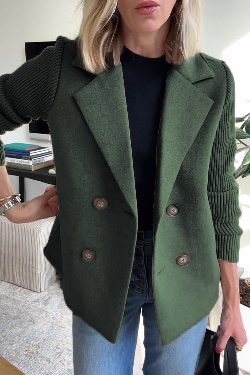 CHLOE – MODERN BREI-MOUW BLAZER