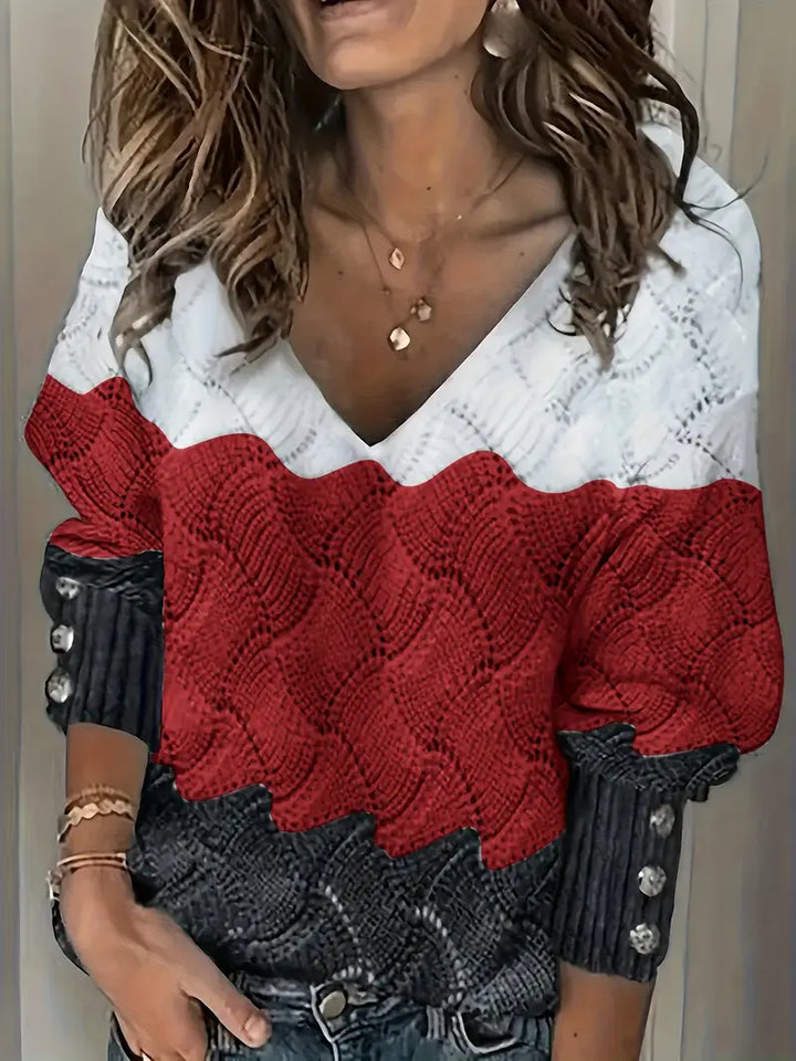 EMMA – COZY CHIC WAVE BREI SWEATER