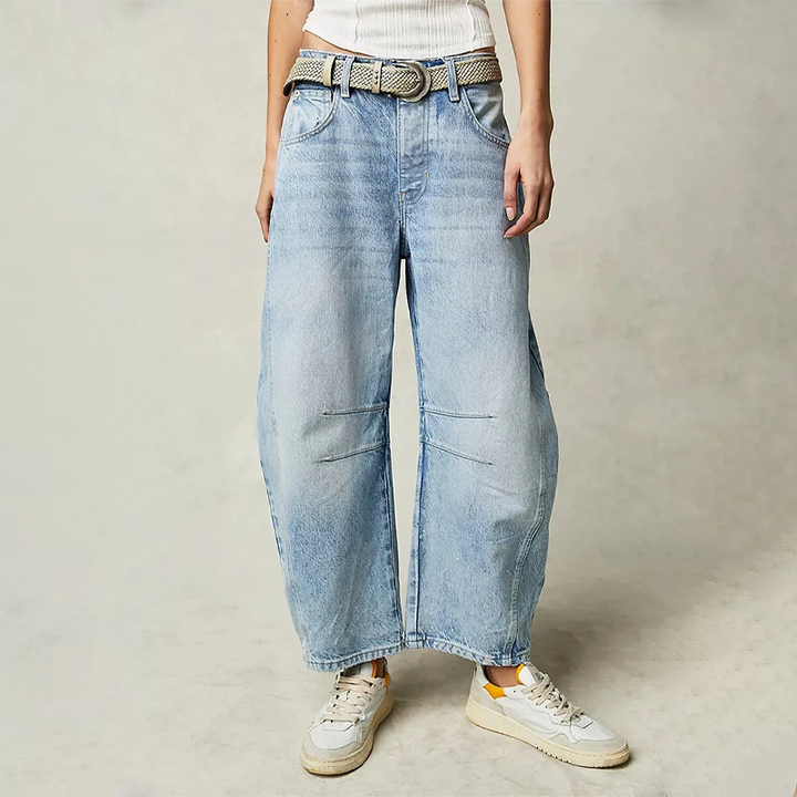 Comfortabele Wijde Broek Voor Dames Met Relaxte Pasvorm