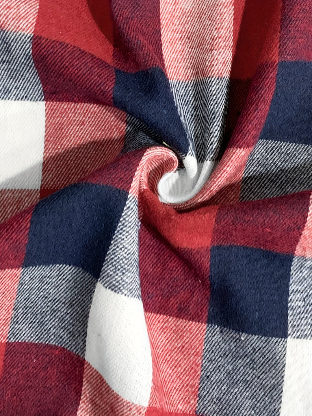 Braxton | Geruit Hooded Shirt