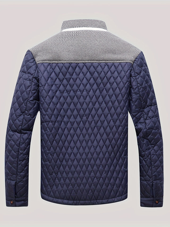 Alden | Gequilt Jack met Staande Kraag