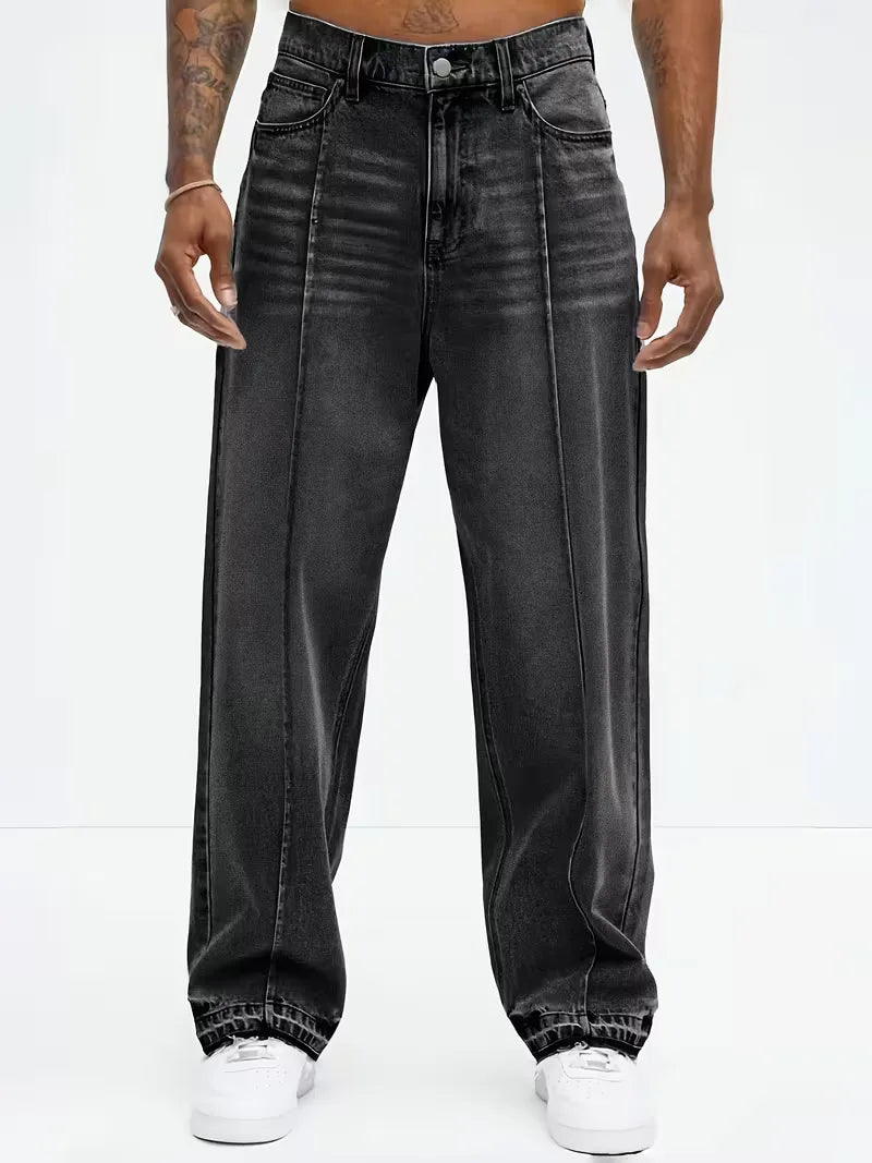 Loose fit jeans met vijf-pocket styling
