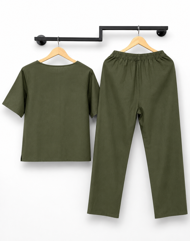 Comfortabele Dames Co-ord Set  Tweedelige Set met Top en Broek