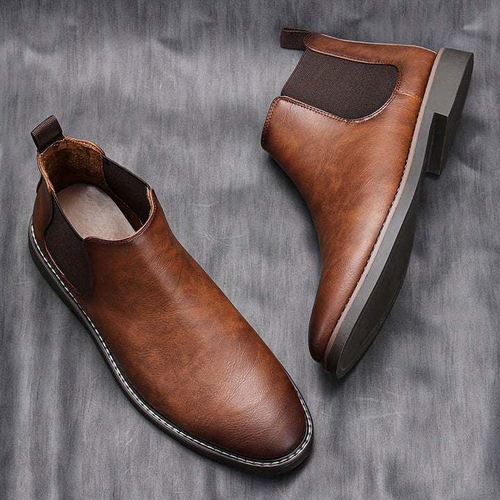 Nelson | Verfijnde Slip-On Chelsea Boots