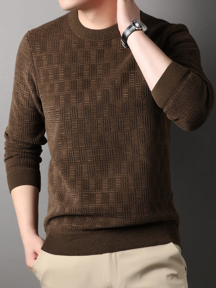 Sweater Heren - Warm & Stretchy voor de Winter - Regular Fit - Puento Fortade - TP - Essential