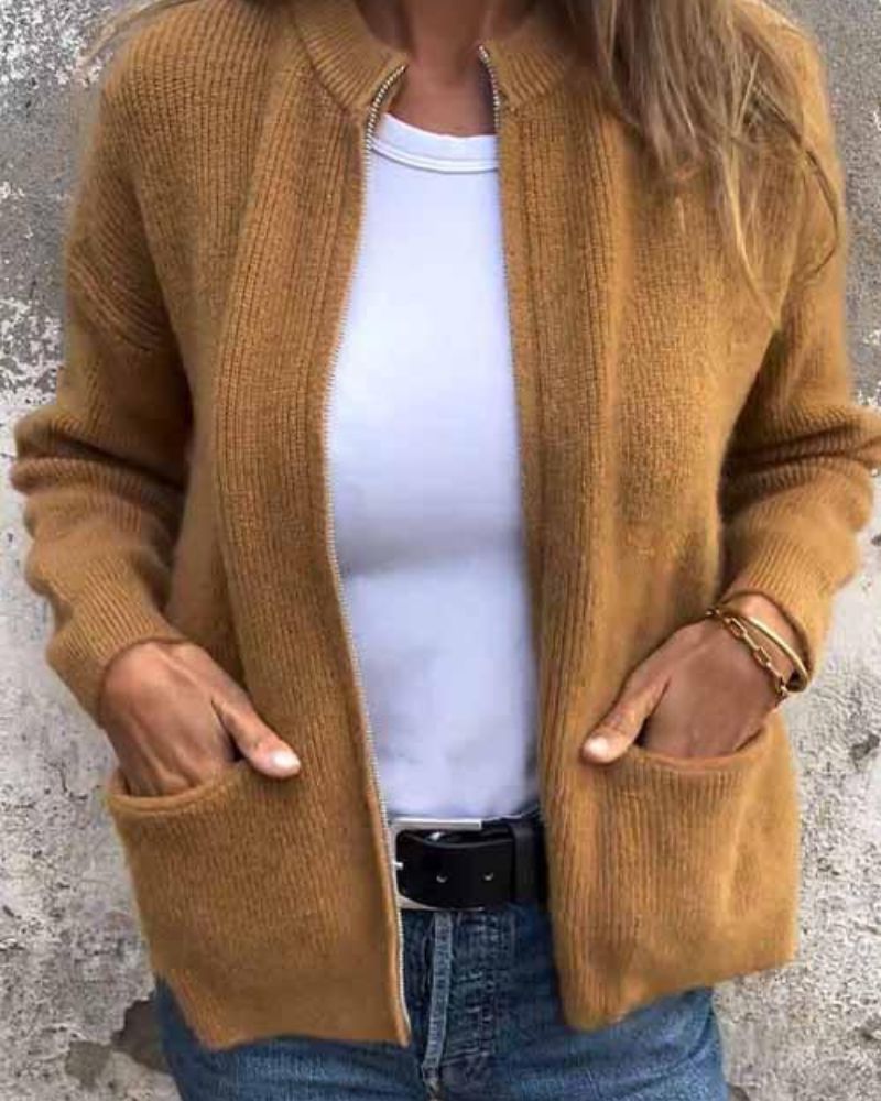ERA - KATOENEN GEHAKTE CARDIGAN