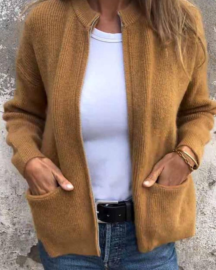 ERA - KATOENEN GEHAKTE CARDIGAN