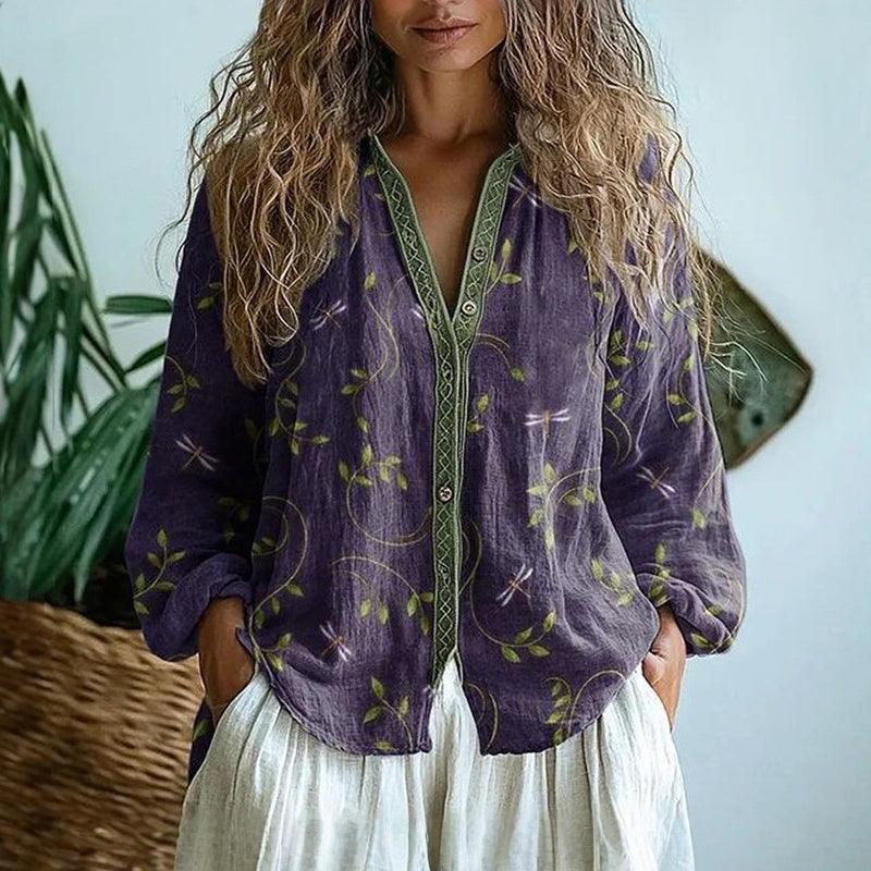 LEAH – BOTANISCHE CHARME BLOUSE