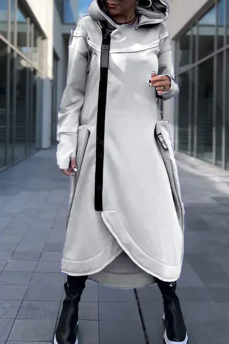 RILEY – FUTURISTISCHE HOODED LANGE JAS