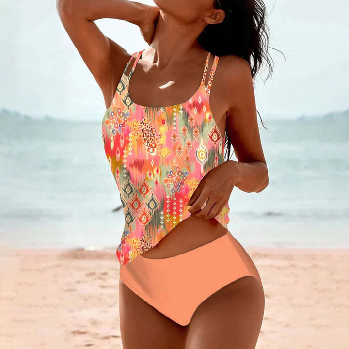 Boho Tankini Voor Dames Met Hoge Taille Voor De Zomer