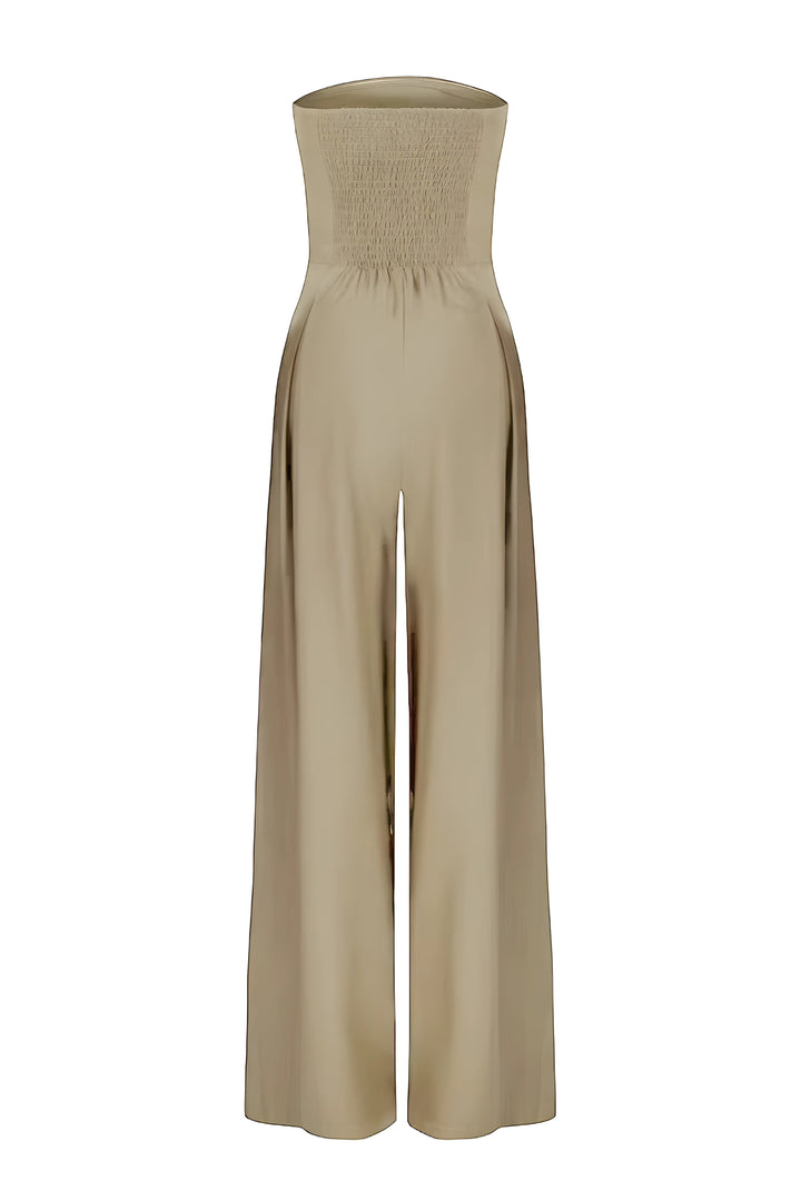 Viola - Elegante strapless jumpsuit