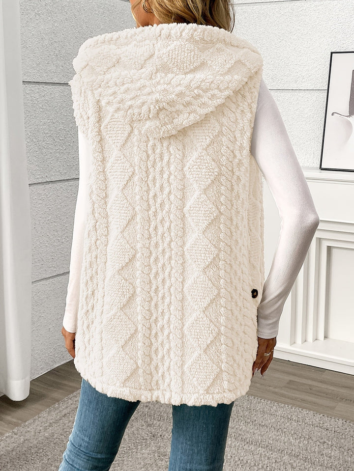 Lorna | Gezellige Hooded Mouwloze Vest