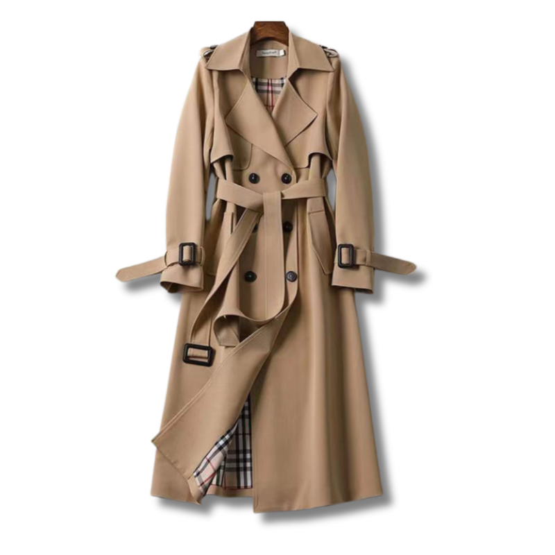Amoura - Tijdloze Belted Trench Coat