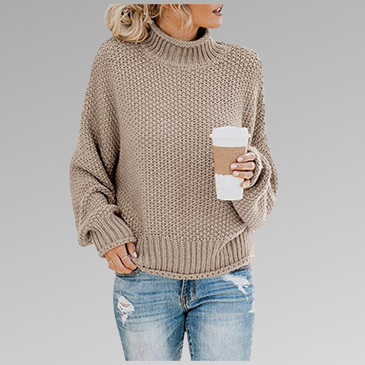Dames Chunky Kabelgebreide Coltrui