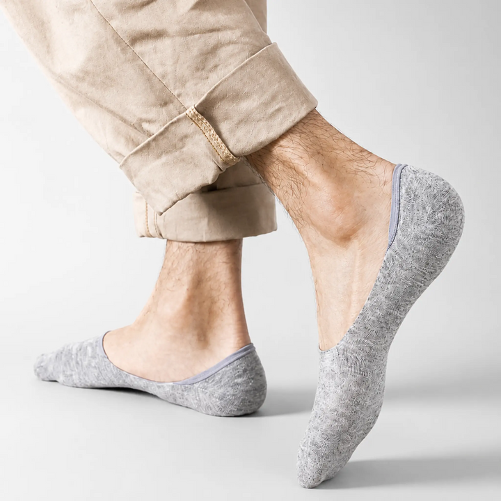 Ademende Lage Katoenen Antislip Sokken