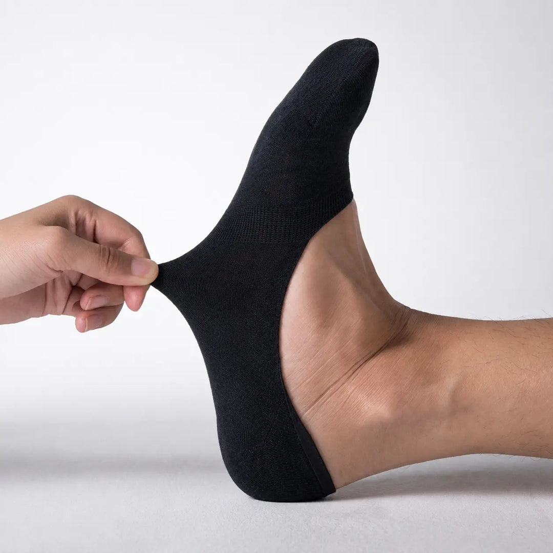 Ademende Lage Katoenen Antislip Sokken