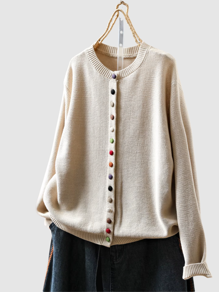 MILA – SPEELSE KNOPJES CARDIGAN