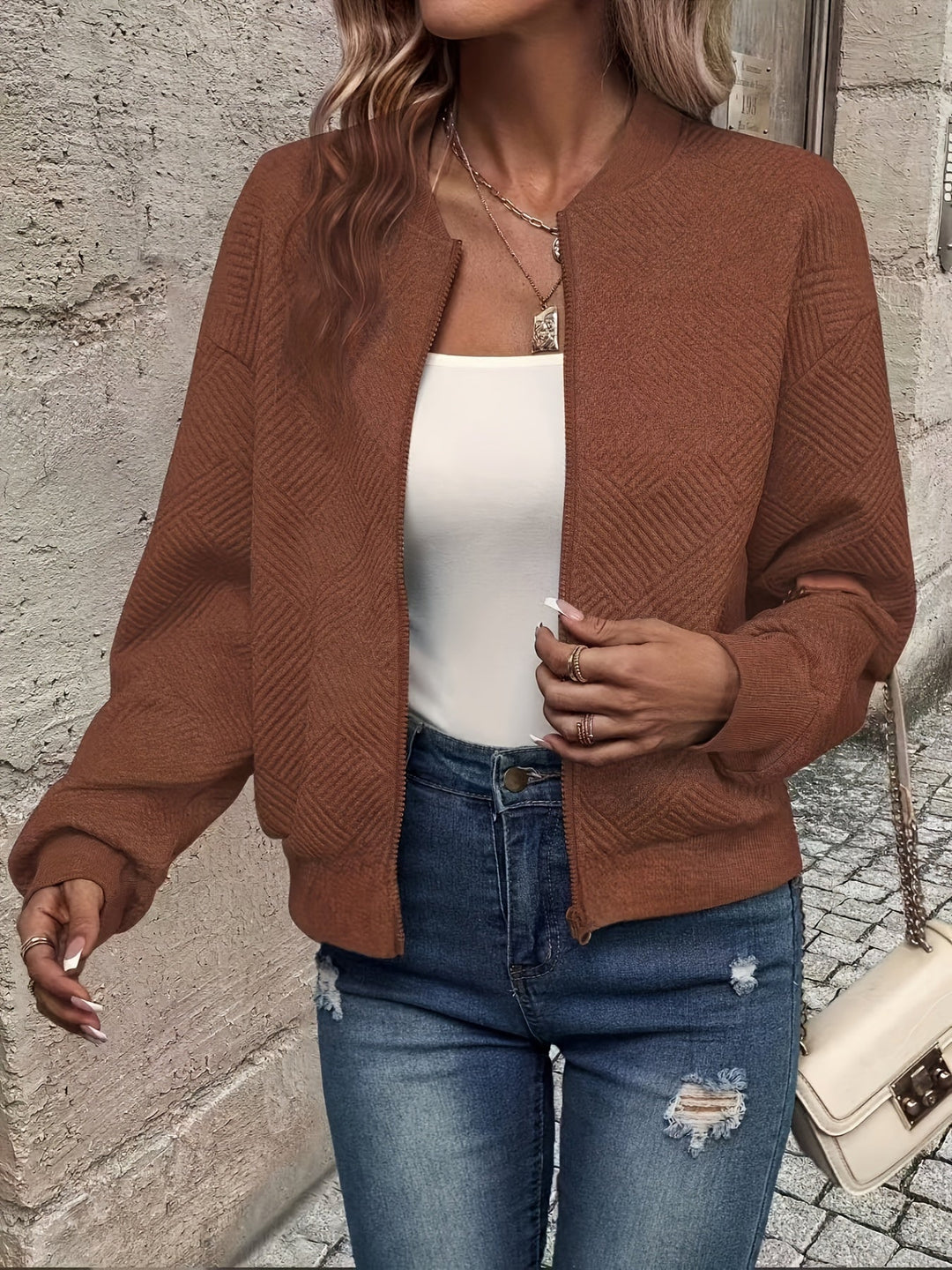 Isla - Lichte Zip-Up Jas