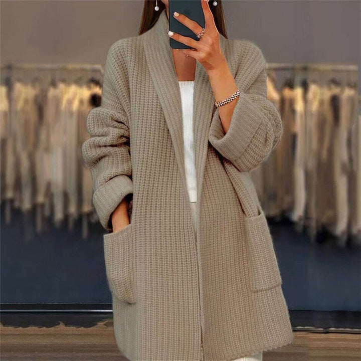 Dames Cardigan Oversized Open Voorkant