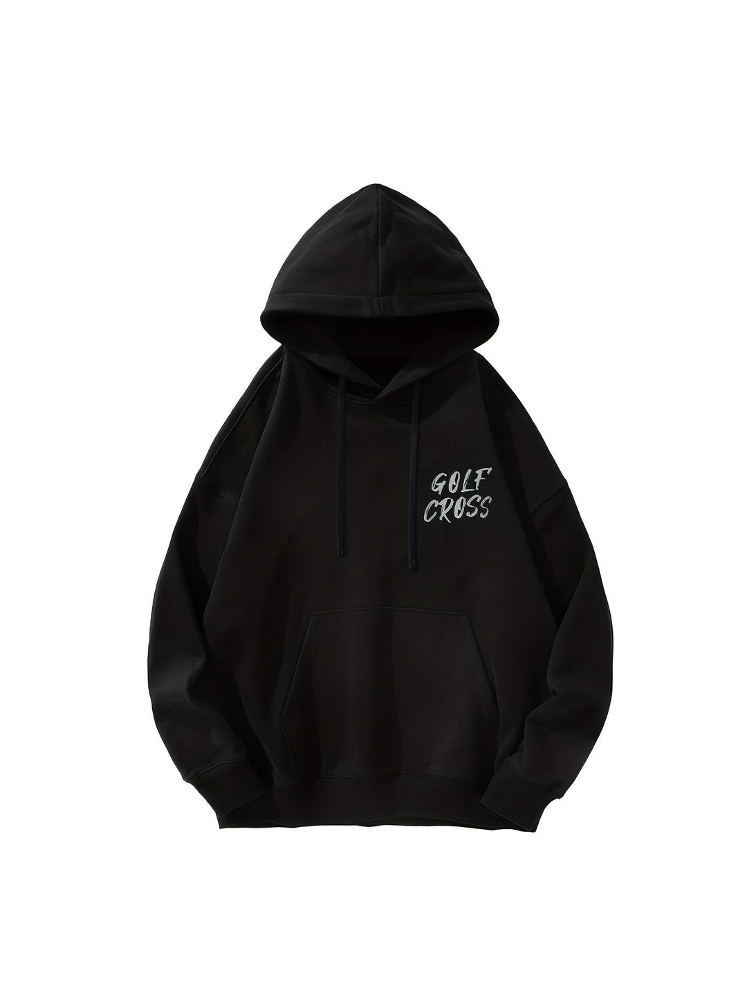 Golf Cross™ | Hoodie met Graphic Print Heren | Regular fit | Kangaroezak - Lichte katoenmix - Ideaal voor buitenactiviteiten