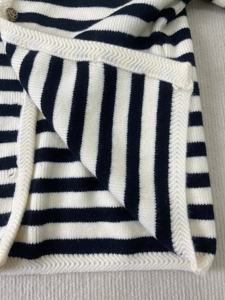 MYLAH | Elegante Gestreepte Cardigan
