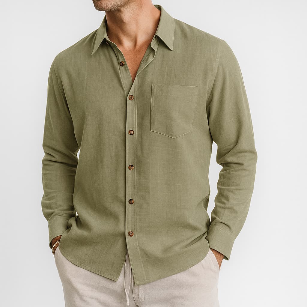 Beckett Linnen Pocket Shirt