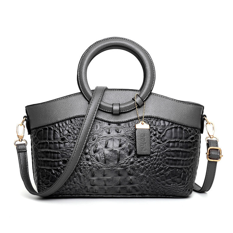 L'Adrienne Geperst Vintage Leren Tas