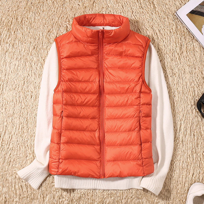 Charlotte – Nieuwe Waterdichte Vest met Witte Eendendons