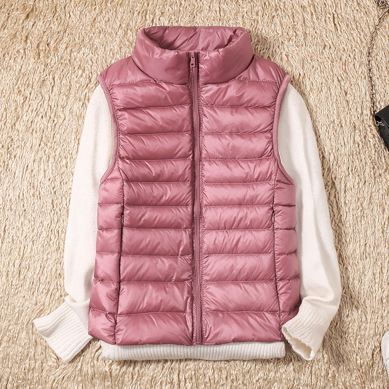 Charlotte – Nieuwe Waterdichte Vest met Witte Eendendons