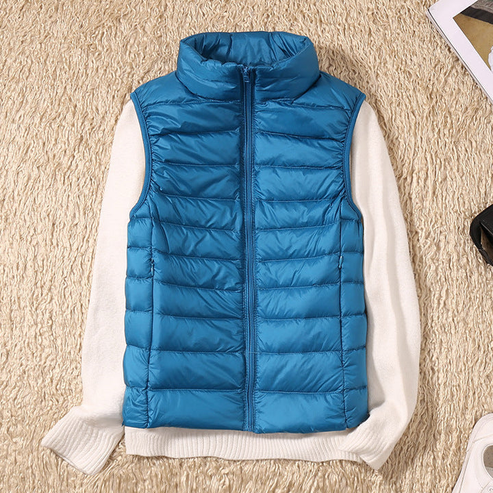 Charlotte – Nieuwe Waterdichte Vest met Witte Eendendons