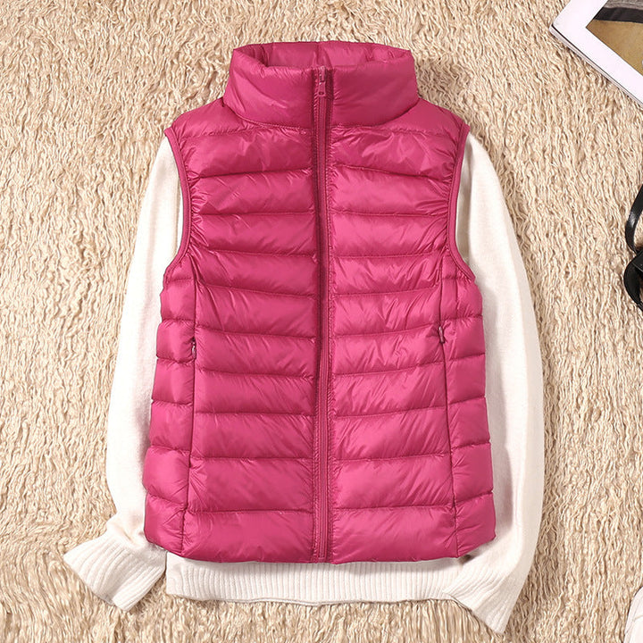 Charlotte – Nieuwe Waterdichte Vest met Witte Eendendons