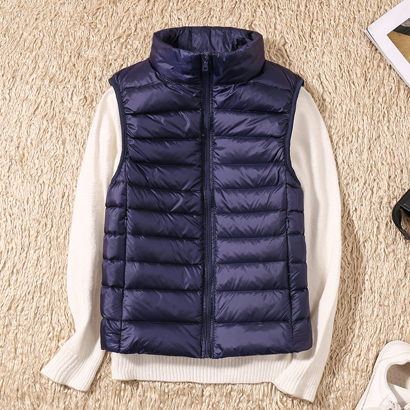 Charlotte – Nieuwe Waterdichte Vest met Witte Eendendons