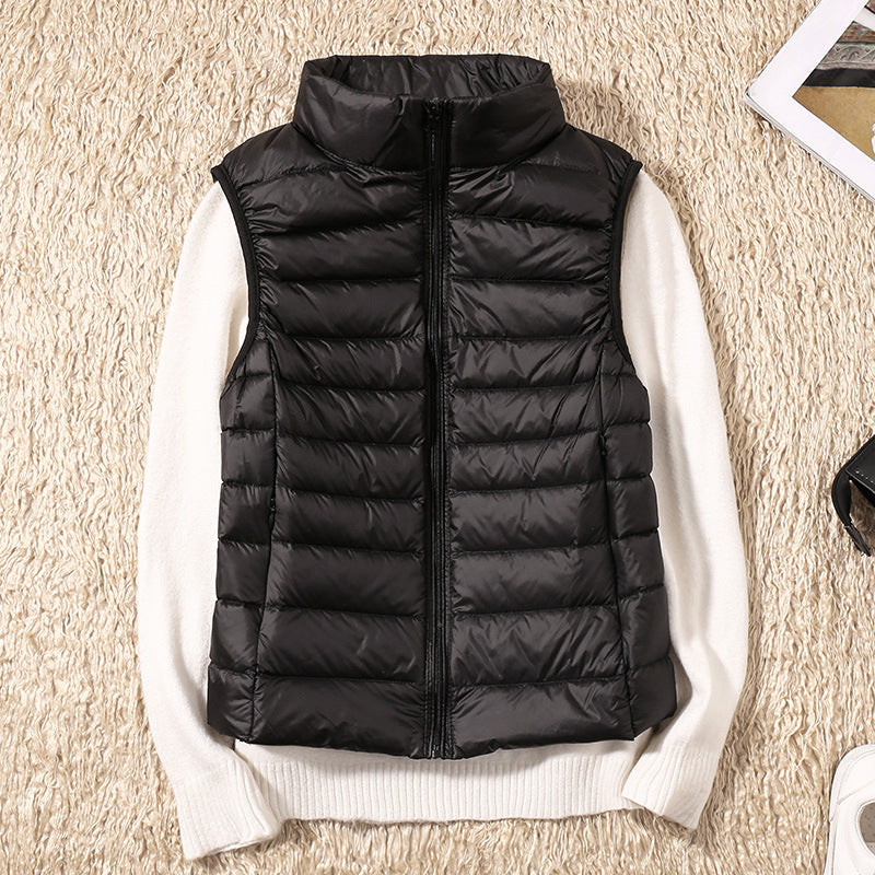 Charlotte – Nieuwe Waterdichte Vest met Witte Eendendons