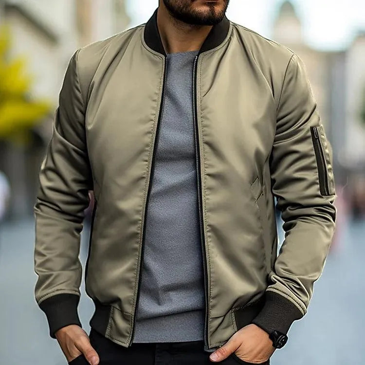 Casual Bomberjack - Trendy - Duurzaam en Ademend - Perfect voor Iedere Gelegenheid