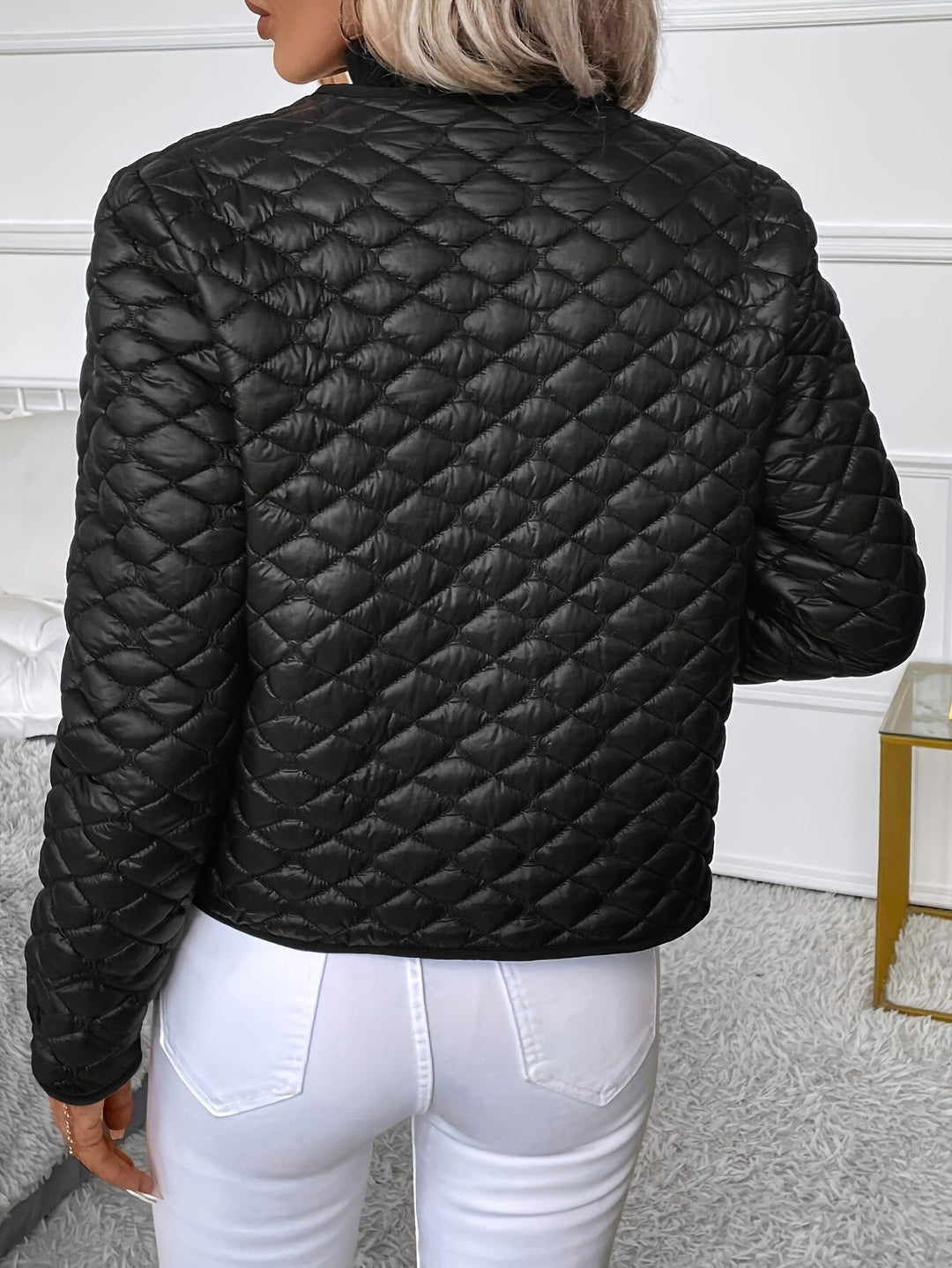 Helen | Gequilt Diamond-Stitch Jas
