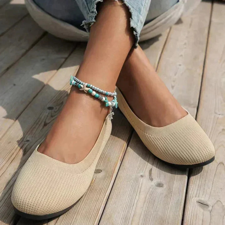 Orthopedische Dames Gebreide Sandalen met Comfortabele Pasvorm
