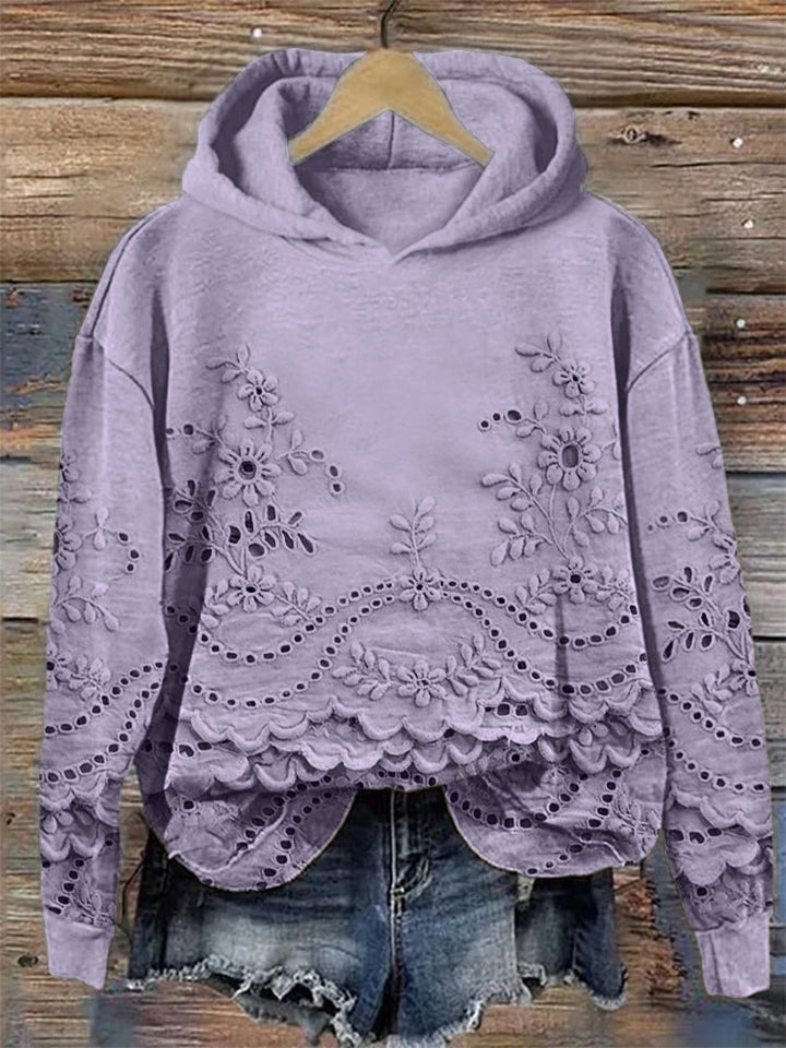 Ravella - Vintage Bedrukte Hoodie