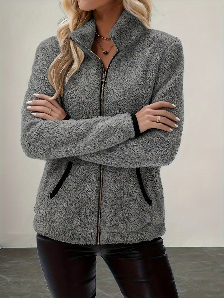 Simone | Gezellige Zip-Up Jas