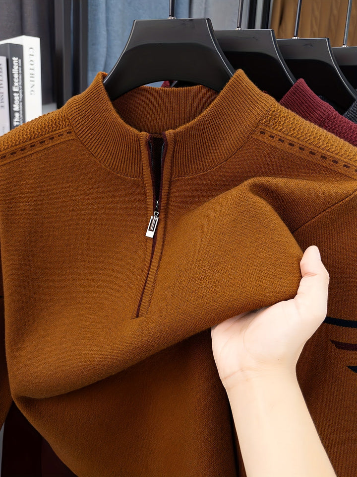 Daniel | Half-Zip Gebreide Trui