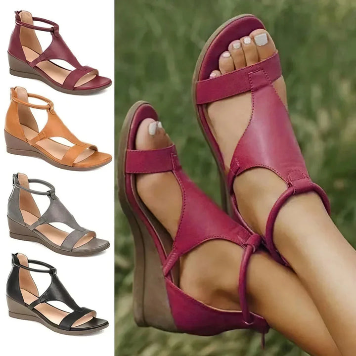 Orthopedische Comfort Sandalen Met Enkelband Voor Dames