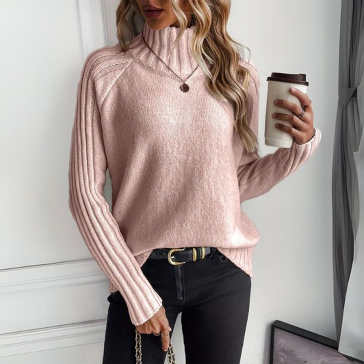 LILLIAN – RIBBELDE TURTLENECK BREI TRUI