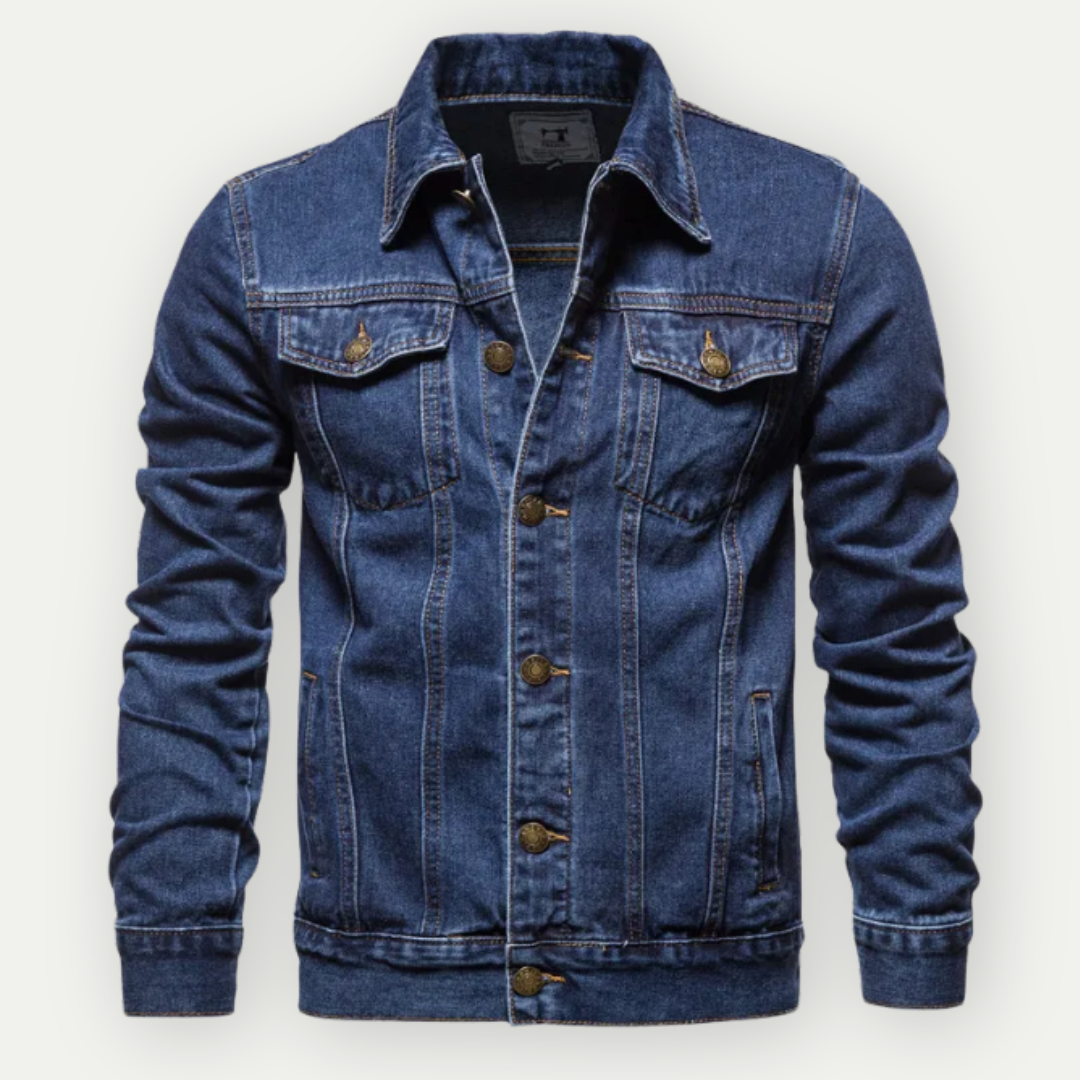 Stijlvolle Denim Trucker Jast met Comfortabele Pasvorm