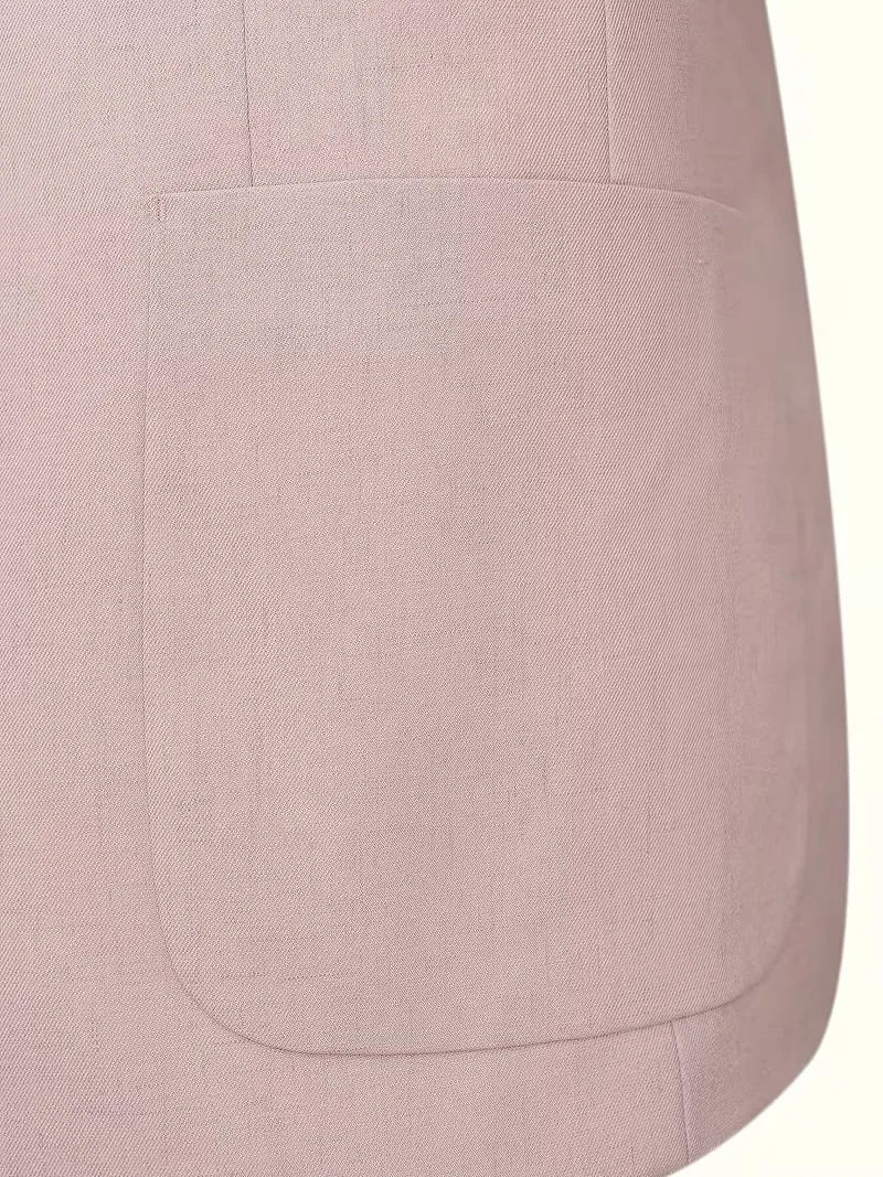 Linnen colbert slim fit