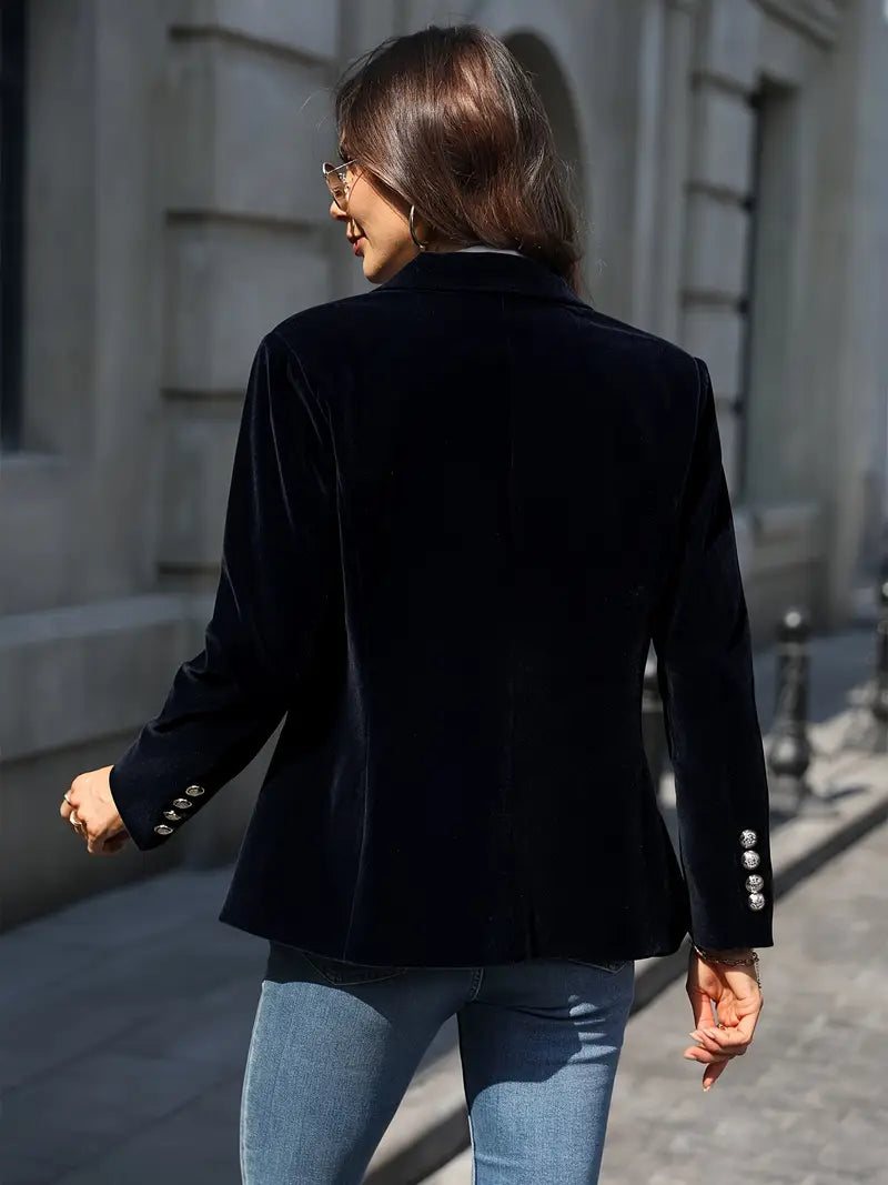 Savannah – Elegante Fluwelen Blazer