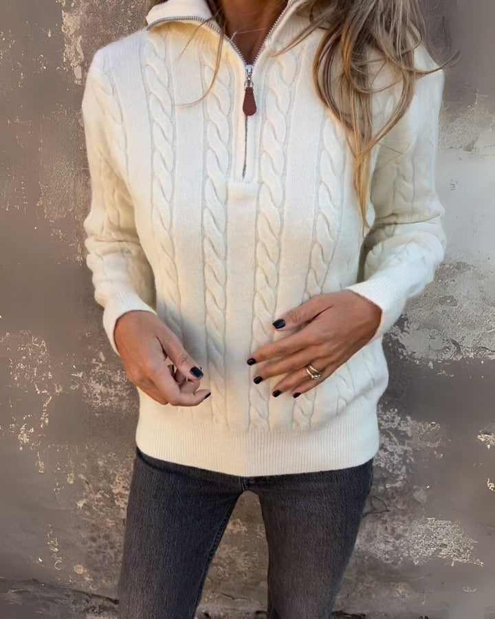 Rosalia - Premium Vrijetijd-Half-Zip-Pullover
