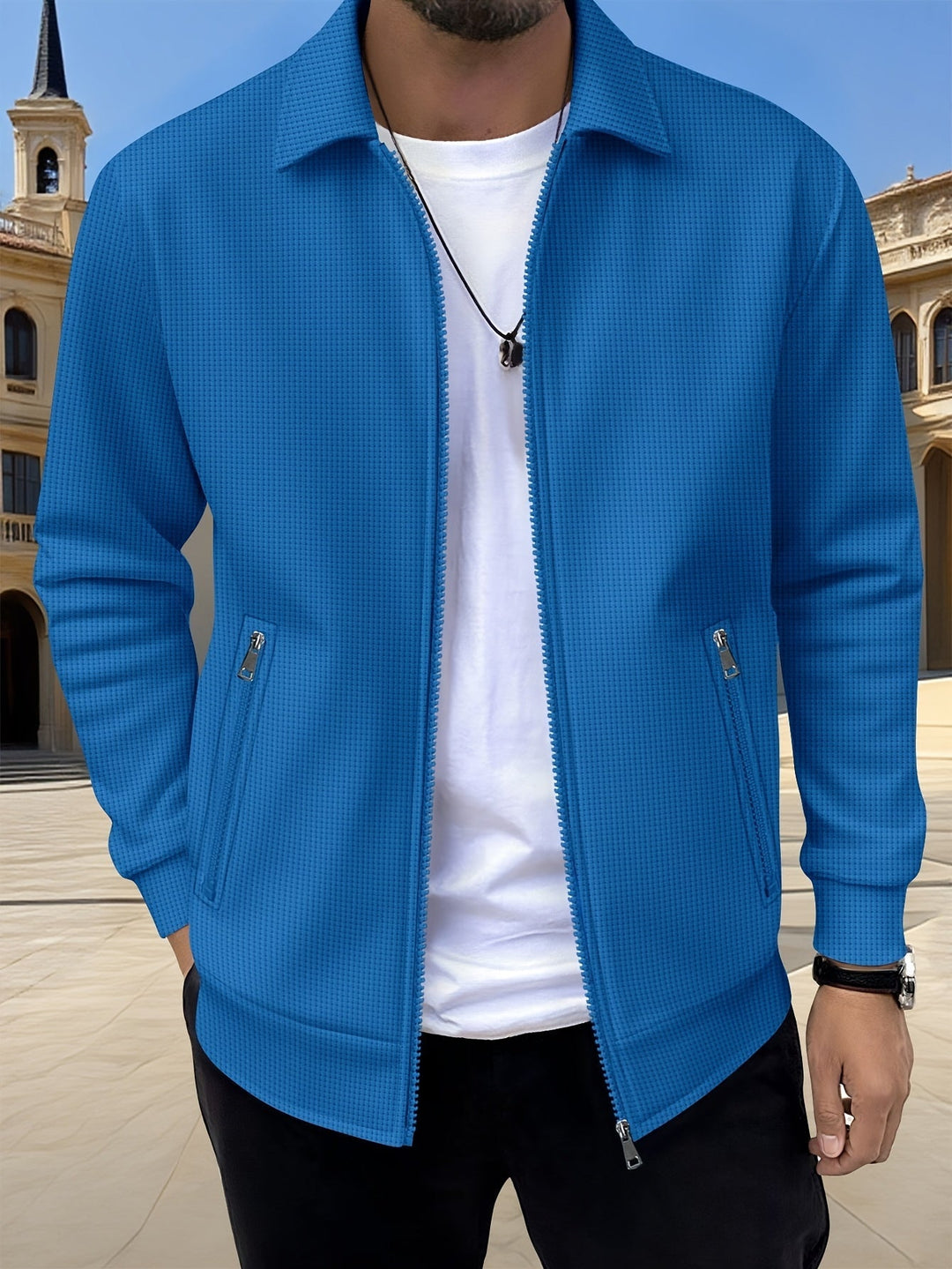 Cameron | Textured Zip Jast