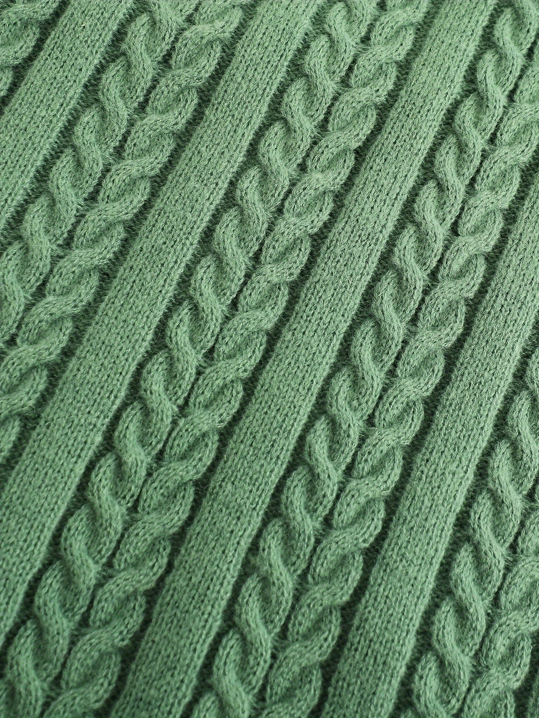 Gideon | Kabelgebreide V-hals Sweater Vest