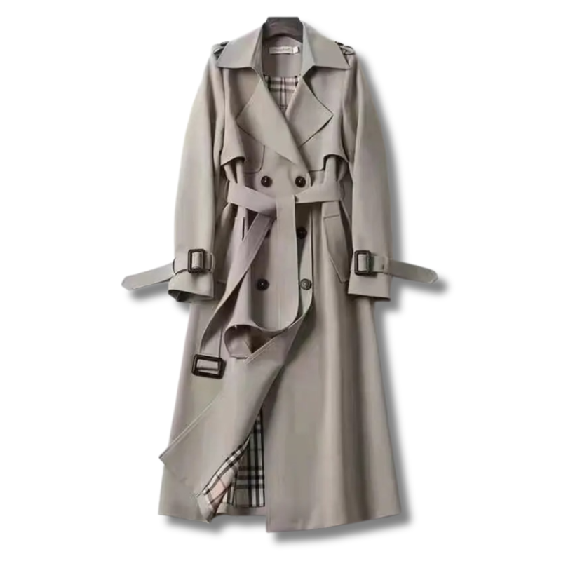 Amoura - Tijdloze Belted Trench Coat