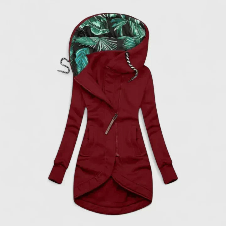 JAENA – ASYMMETRISCHE TROPISCHE HOODIE